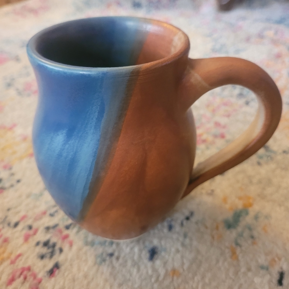 Large Art Pottery Mug